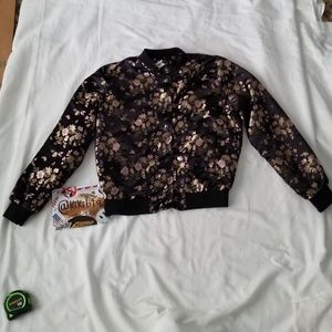 Brandy Melville silk bomber jacket - RARE